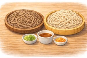 板そば・ざるそば・もりそばの違いを完全解説｜量・海苔・文化で一瞬理解